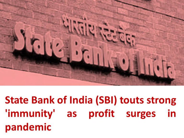 State Bank of India SBI touts strong immunity as profit surges in pandemic 768x576 1